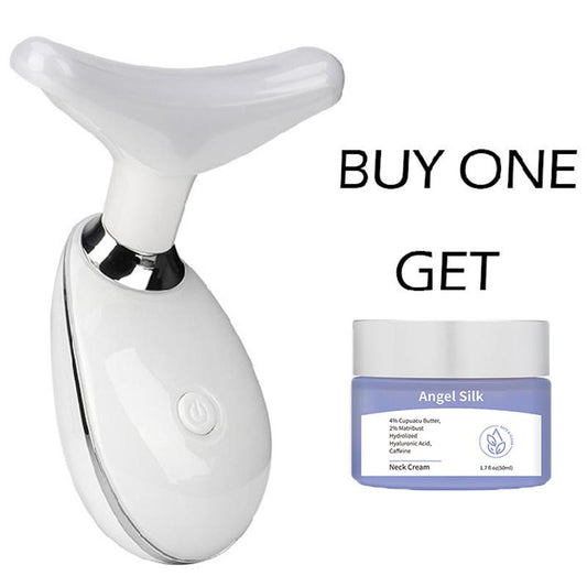 [Wavy Chic] (Buy a Multifunctional Facial Massager and Get a Free Neck Cream)Multifunctional Facial Massager, Neck Massage, Remove Neck Wrinkles, Remove Nasolabial Wrinkles Beauty Device Face Roller Comfort Skincare