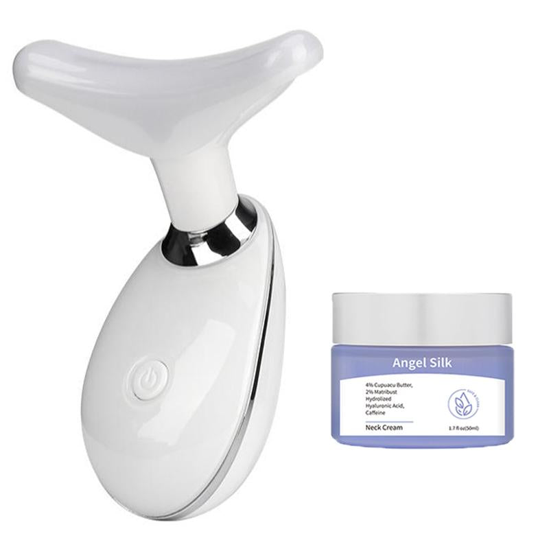 [Wavy Chic] (Buy a Multifunctional Facial Massager and Get a Free Neck Cream)Multifunctional Facial Massager, Neck Massage, Remove Neck Wrinkles, Remove Nasolabial Wrinkles Beauty Device Face Roller Comfort Skincare