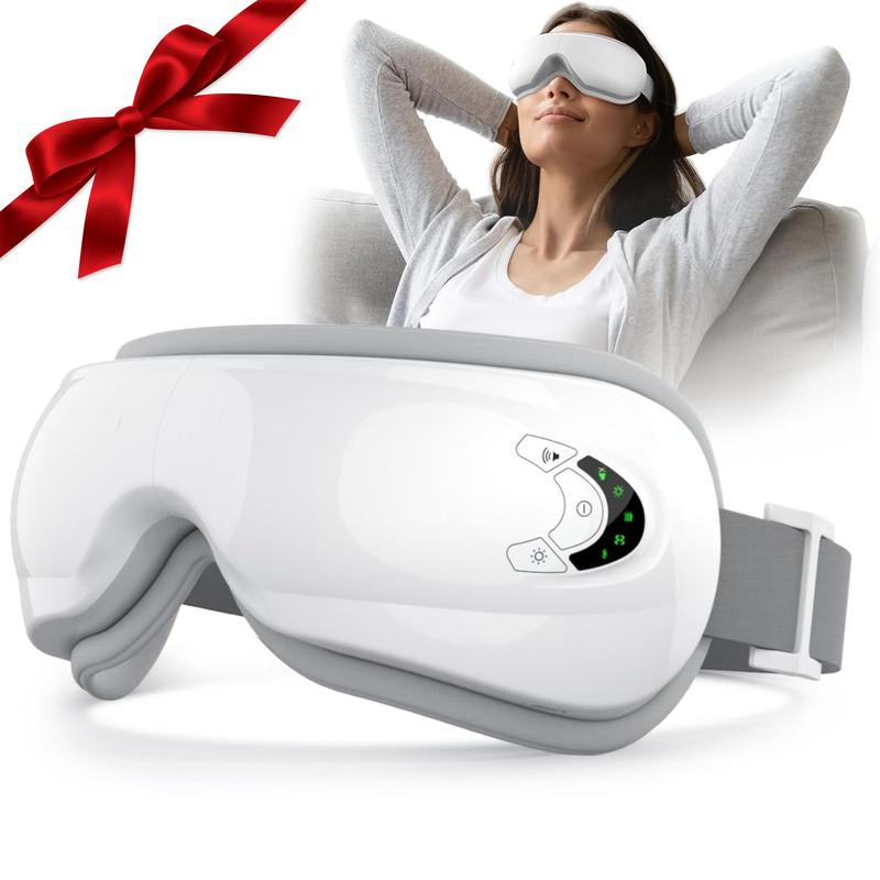 Rechargeable Electric Eye Massager, 1 Box Foldable Eye Massage Tool with 5 Modes for Christmas Gift, Portable Eye Care Instrument for Women & Men, Valentine'S Day Gift